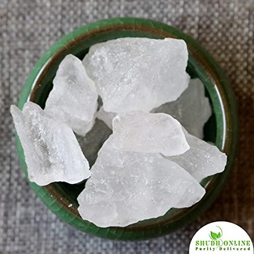 Shudh Online Shudh Online Fitkiri, Fitkari, Fitakri, Alum stone (500 grams / 0.5 Kg) - Water purification, vastu, shaving, skin, teeth, plants