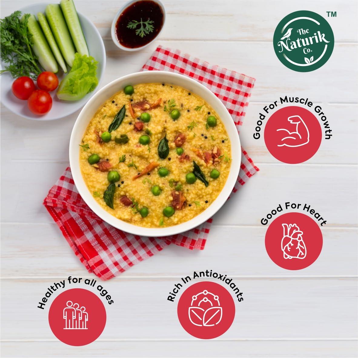 The Naturik Co The Naturik Co. Masala Millet Khichdi 500g: Ready to Eat, High Protein, Gluten-Free, Vegan, Low Calorie and No Preservative