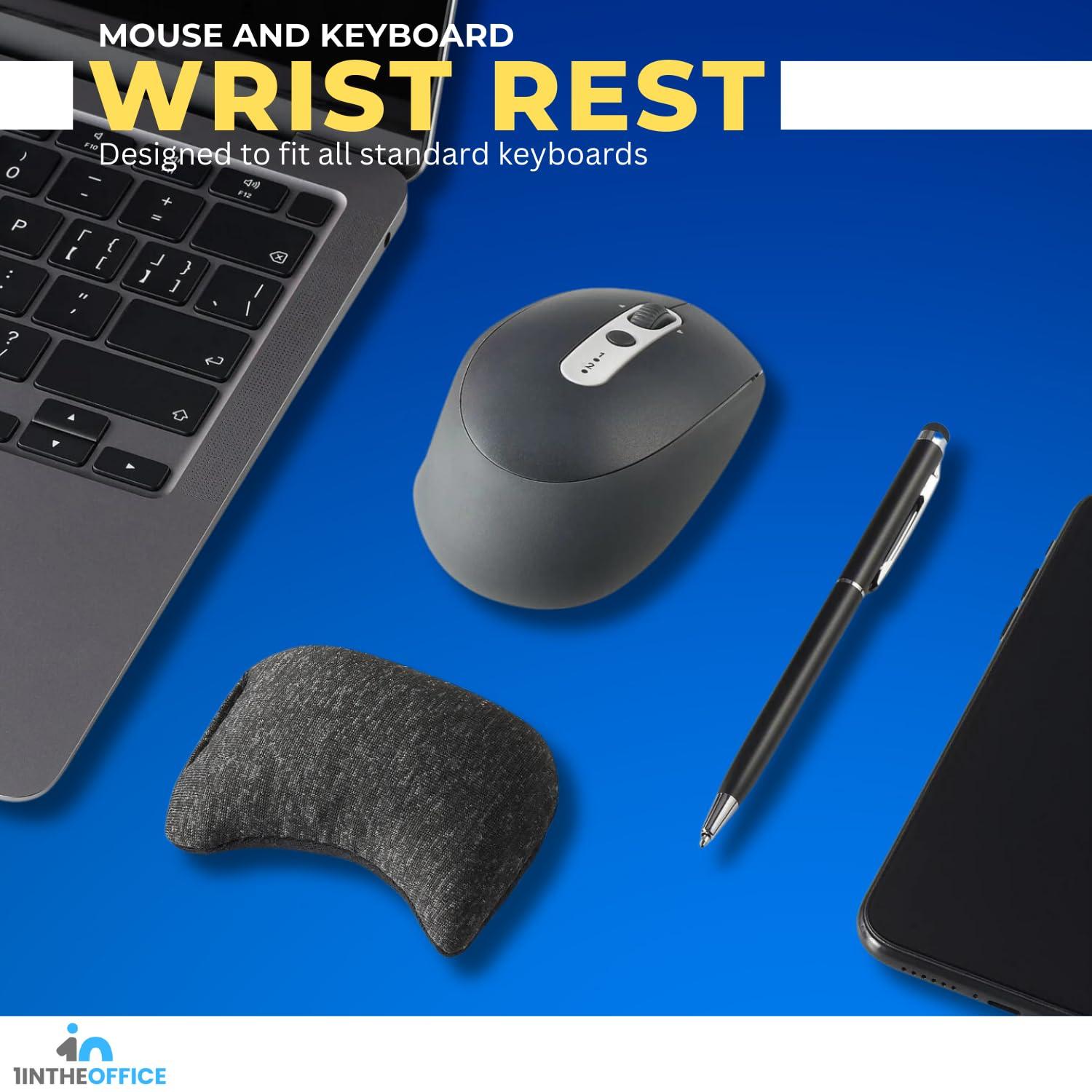 1InTheOffice 1InTheOffice Wrist Rest Beaded, Mini 3.2\" x 2.5\" x 1\"