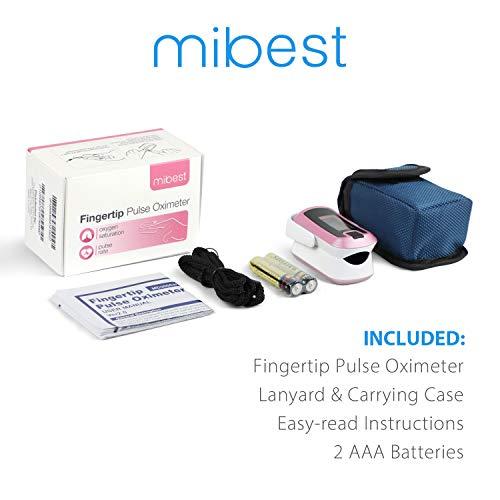 CHOICEMMED Mibest MD300CN340 OLED Pulse Oximeter Dual Color Pink