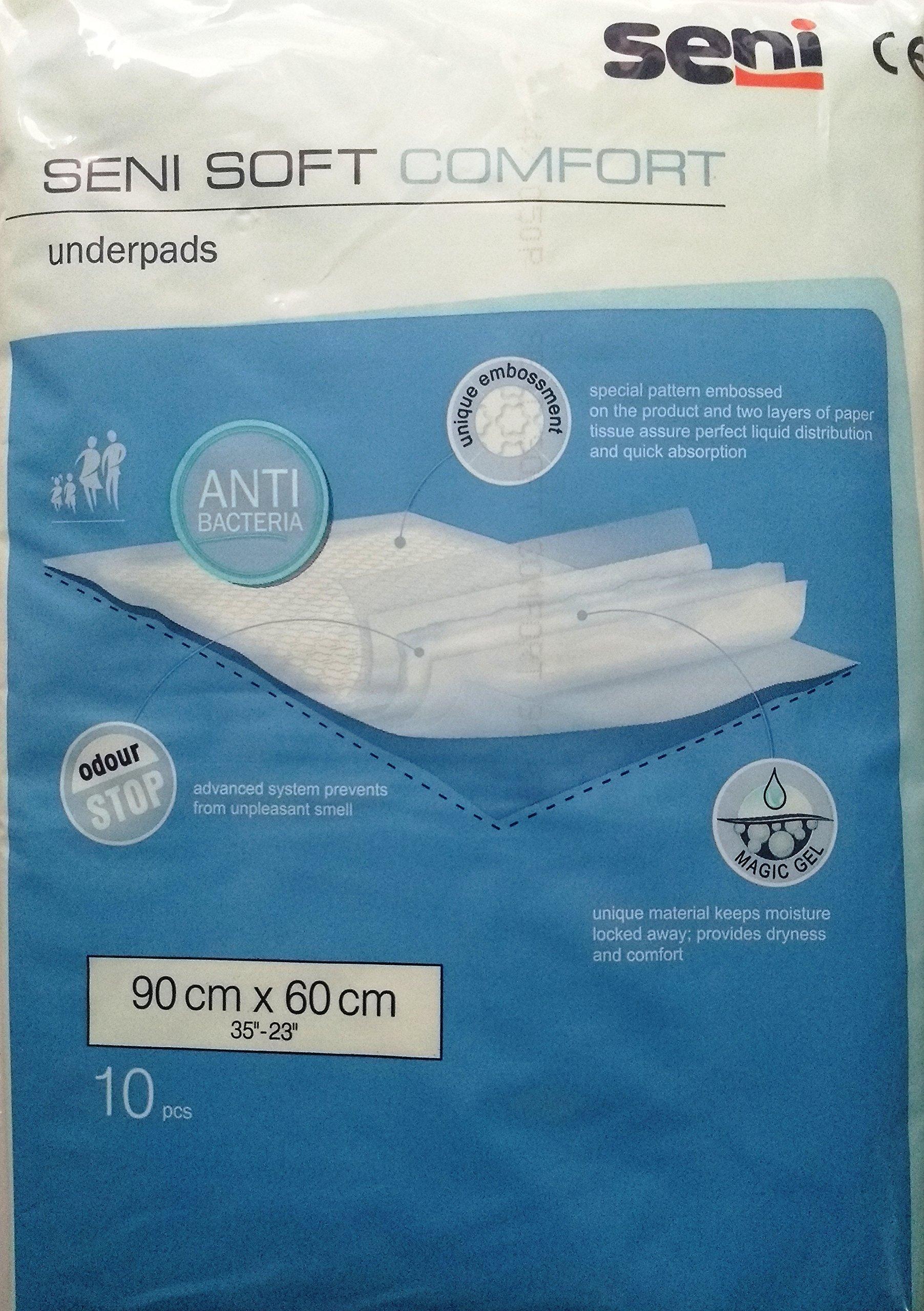 Seni Seni Soft Comfort Underpads - Combo Pack of 4 (40 Pieces)