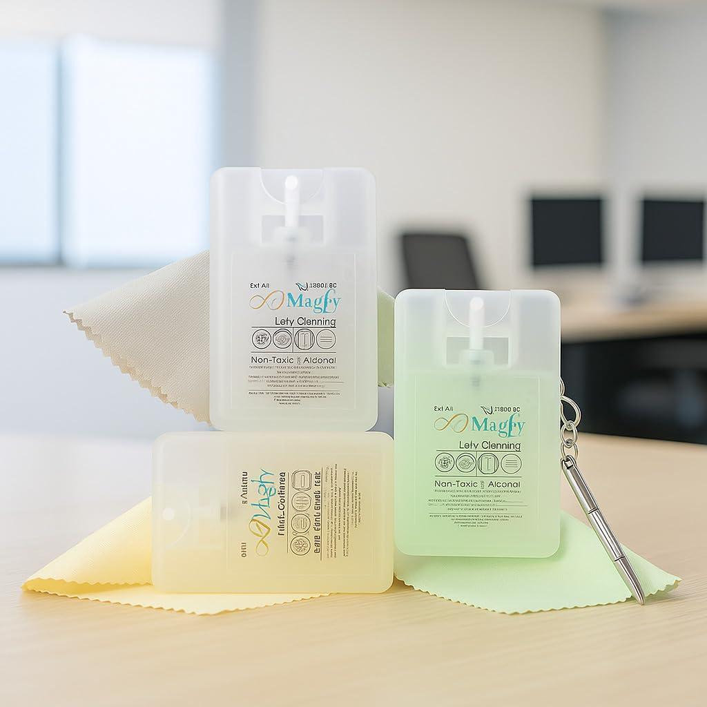 iMagfy iMagfy Pocket Lens Cleaner Spray Kit Eyeglass| India Made | Safe for All Lenses,Camera, Mobile, Laptop and Displays/Screens | 20ml of 3 pack with Fabric soft Cloth with Free ScrewDriver