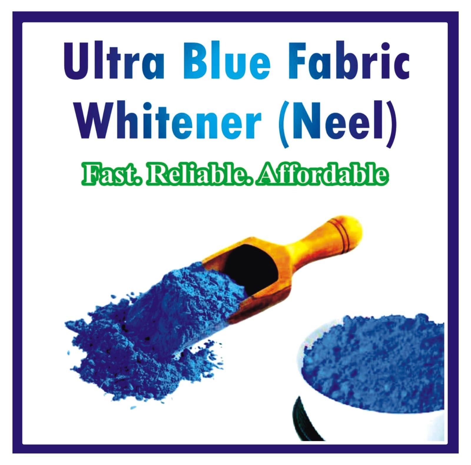 J Organics Jioo Organics Neel Powder Blue Natural Fabric Whitener for White and Colored Clothes | Effective, Safe, and Long-Lasting - 200g