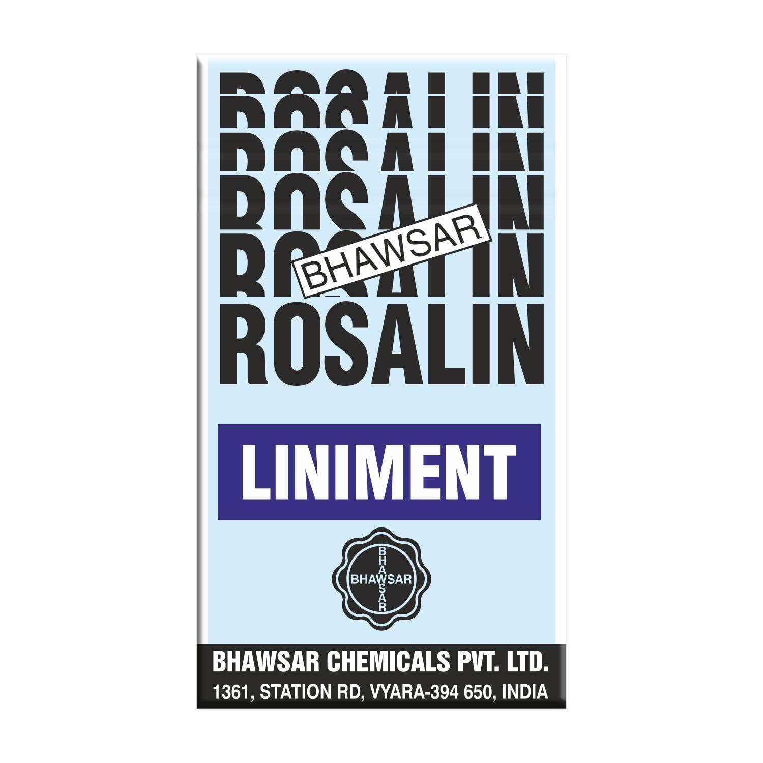 BHAWSAR ROSALIN, MAN AND WOMAN BHAWSAR Rosalin Liniment Oil 40 ml (Pack of 4)