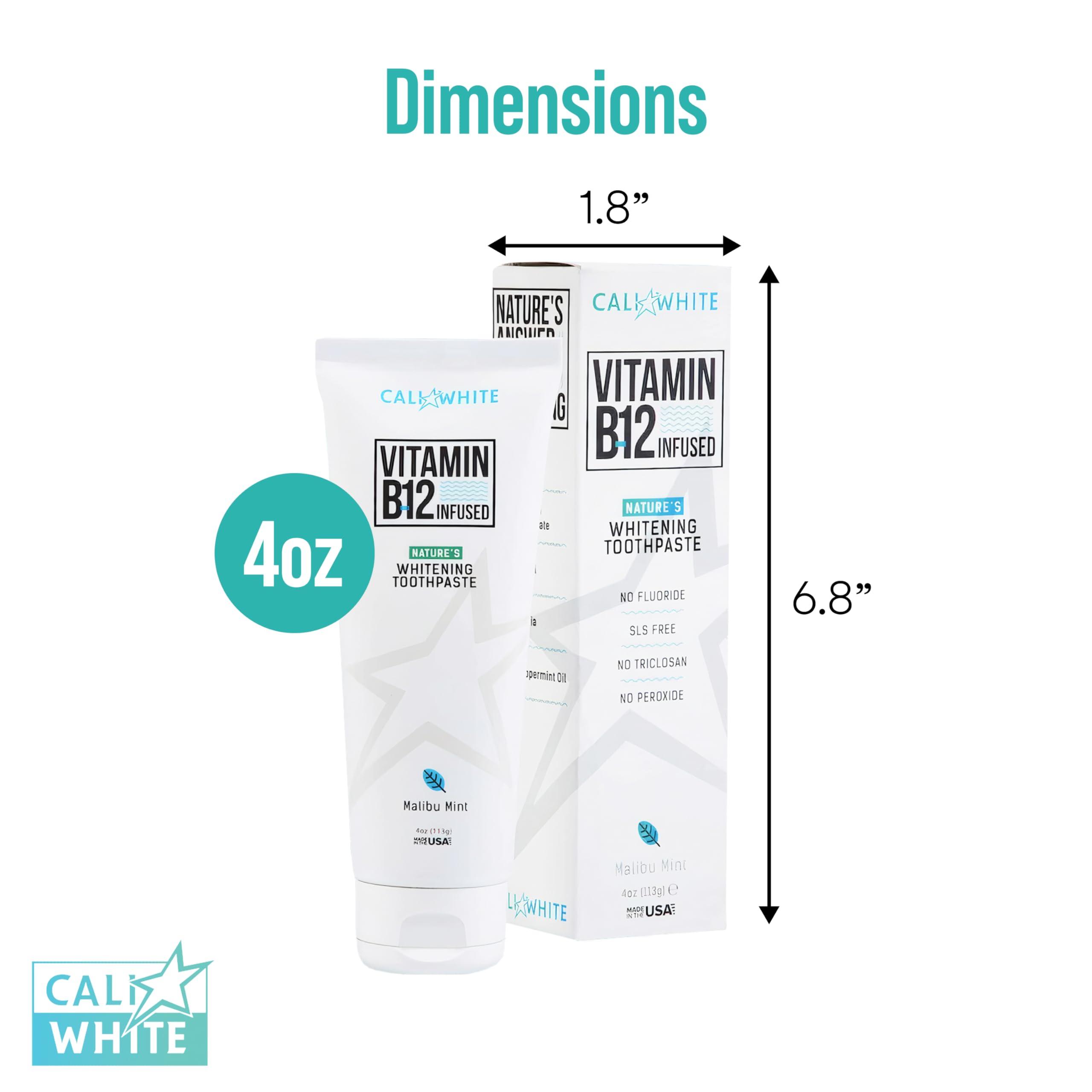 Cali White Cali White B-12 Infused Teeth Whitening Toothpaste