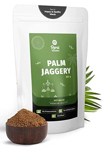 TARGET PUBLICATIONS Pure Date Jaggery Powder | Palm Jaggery | No Chemicals, No Preservatives | Bella, Bellam, Thati, Desi Gud, Gur, Karupatti Mittai, Khajoor, Khajur, Palmyra, Pana, Panai Vellam, Sugar | 300g Pouch