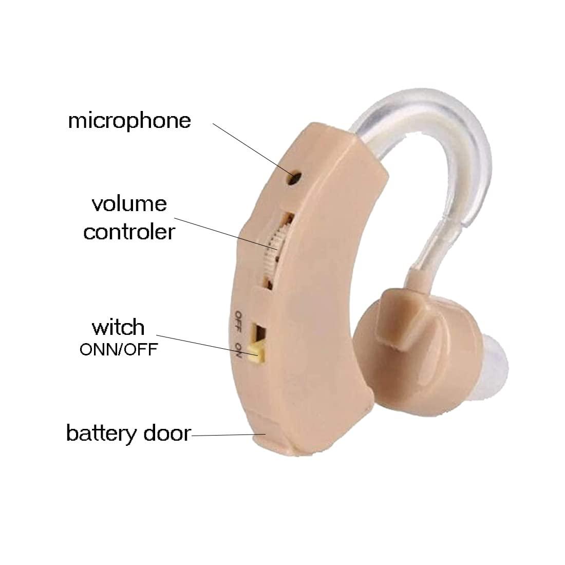 Generic Sonic Professional Normal to Modify Hearing Aid for any Age Unisex Behind the Ear Hearing Aid