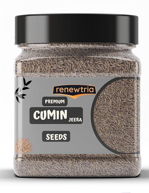 renewtria RENEWTRIA Cumin Seeds (1200 gms Jeera by The Natural Food) (1200g)