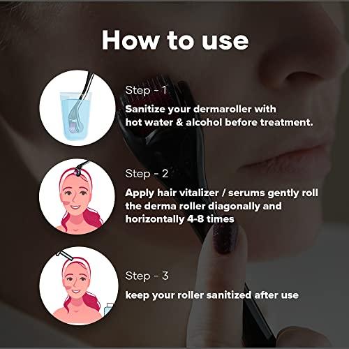 Saturn by GHC Saturn by GHC Hair Growth Combo for Biotin Hair Gummies - 30 Gummies | Derma Roller Hair Activator |for Stronger, Shinier Hair & Nails | Hair Gummies for Women | Gummies for Hair Growth