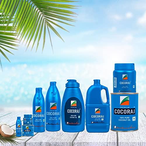 Cocoraj Cocoraj 100% Pure & Natural Coconut Oil Tin -175 Ml (Pack of 3)