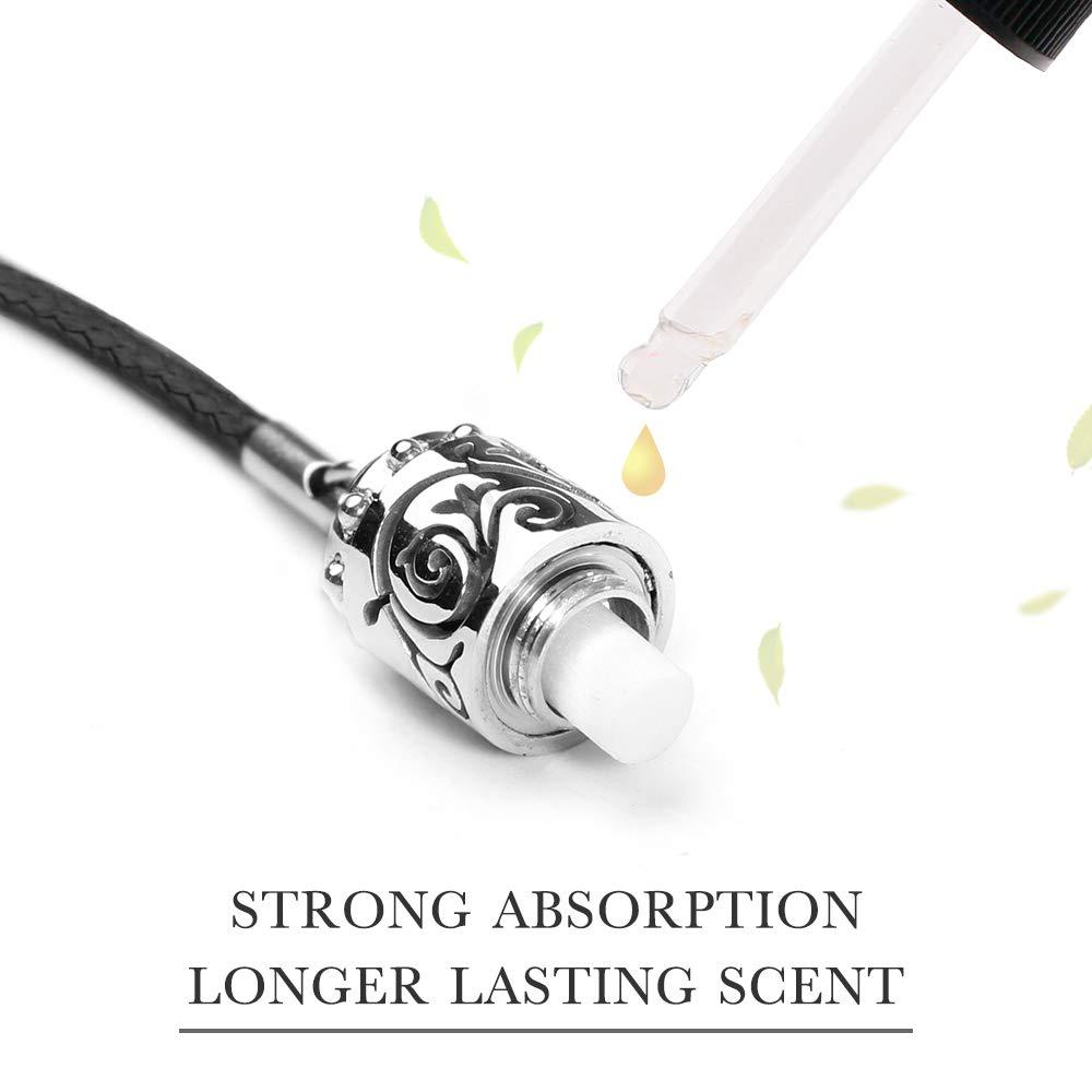 Home-Cloud 20PCS Diffuser Necklace Refill Sticks Diffuser sticks Replacement, Absorbent Mini Refill Sticks for Pendulum Pattern Aroma Necklace