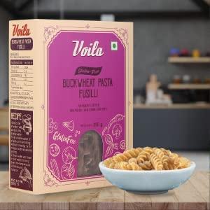 VOILA Voila Buckwheat Pasta 250gm | Gluten Free Pasta | No Maida | High Protein | High Fiber | Healthy Fusilli Pasta