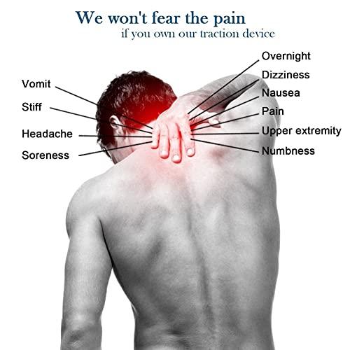 Ekdant Ekdant Cervical Neck Traction Device Neck Massager Stress Relief Cervical Collar For Neck Pain Inflatable Neck Support Cervical Airbag 3 Layer