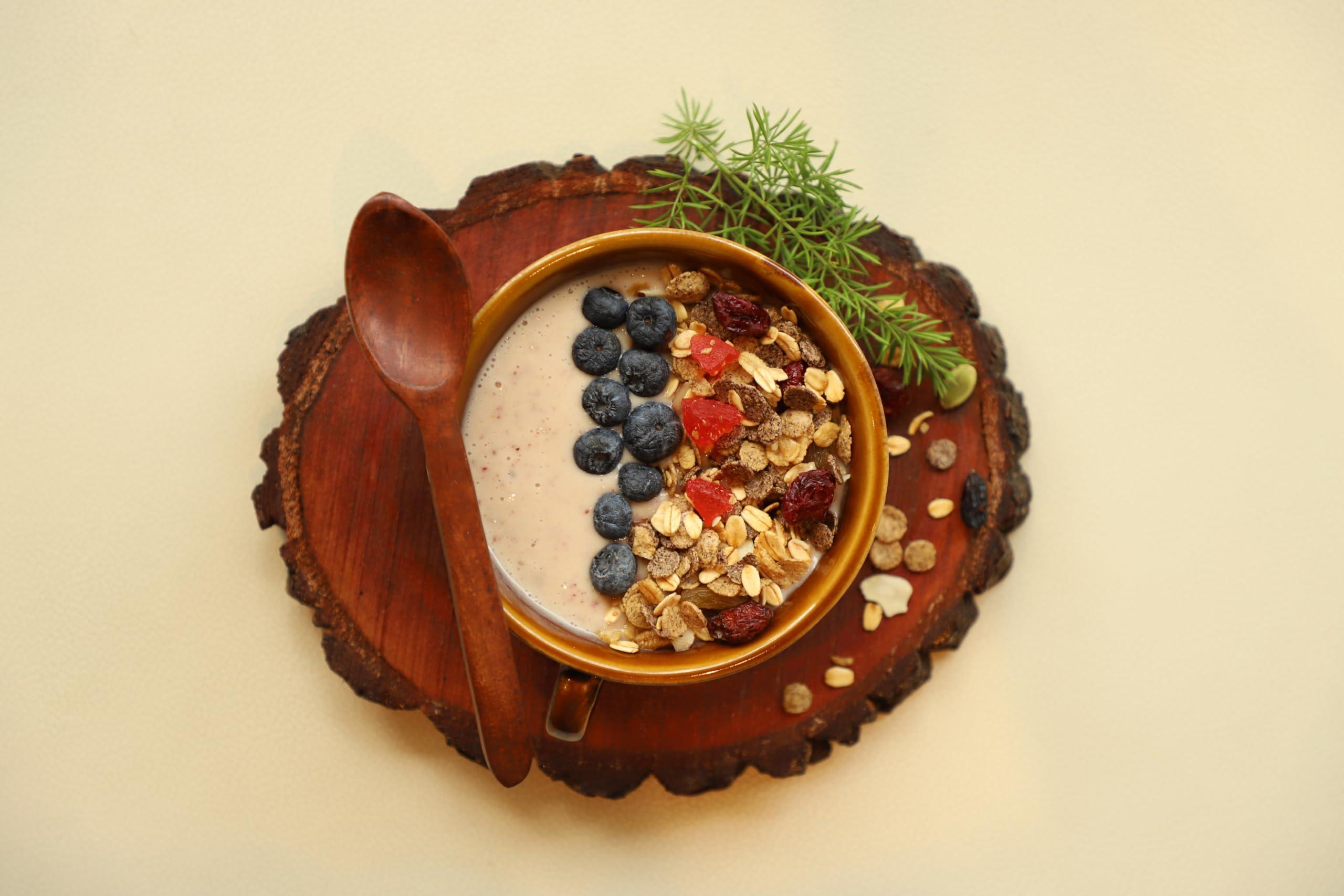 Millet Mantra Millet Mantra Dark Chocolate, Dry Fruits High Protein Muesli Sugar Free Muesli, Muesli Fruit And Nuts | Dark Chocolates, Almonds, Black Raisins Seedless | Muesli Sugar Free , 1