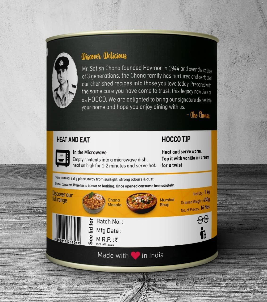 HOCCO HOCCO Ready To Eat Gulab jamun 1 kg | Soft & Delicious | Open & Eat | Pure Veg Sweets | for festival gifting occasions | Mouth-Watering Indian Mithai | No Added Colors, and Preservatives