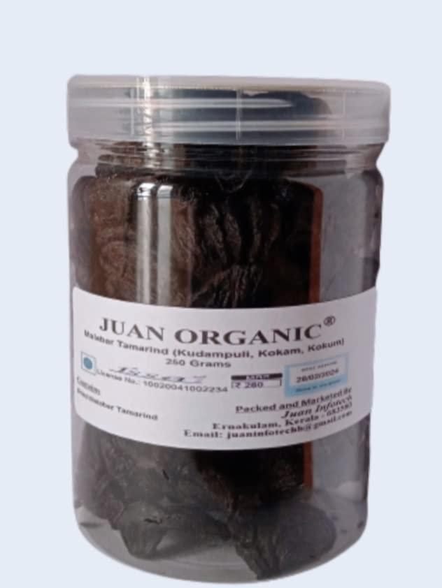 JUAN ORGANIC Juan Organic Malabar Tamarind (Kudampuli, Kokam, Kokum) 250 gm