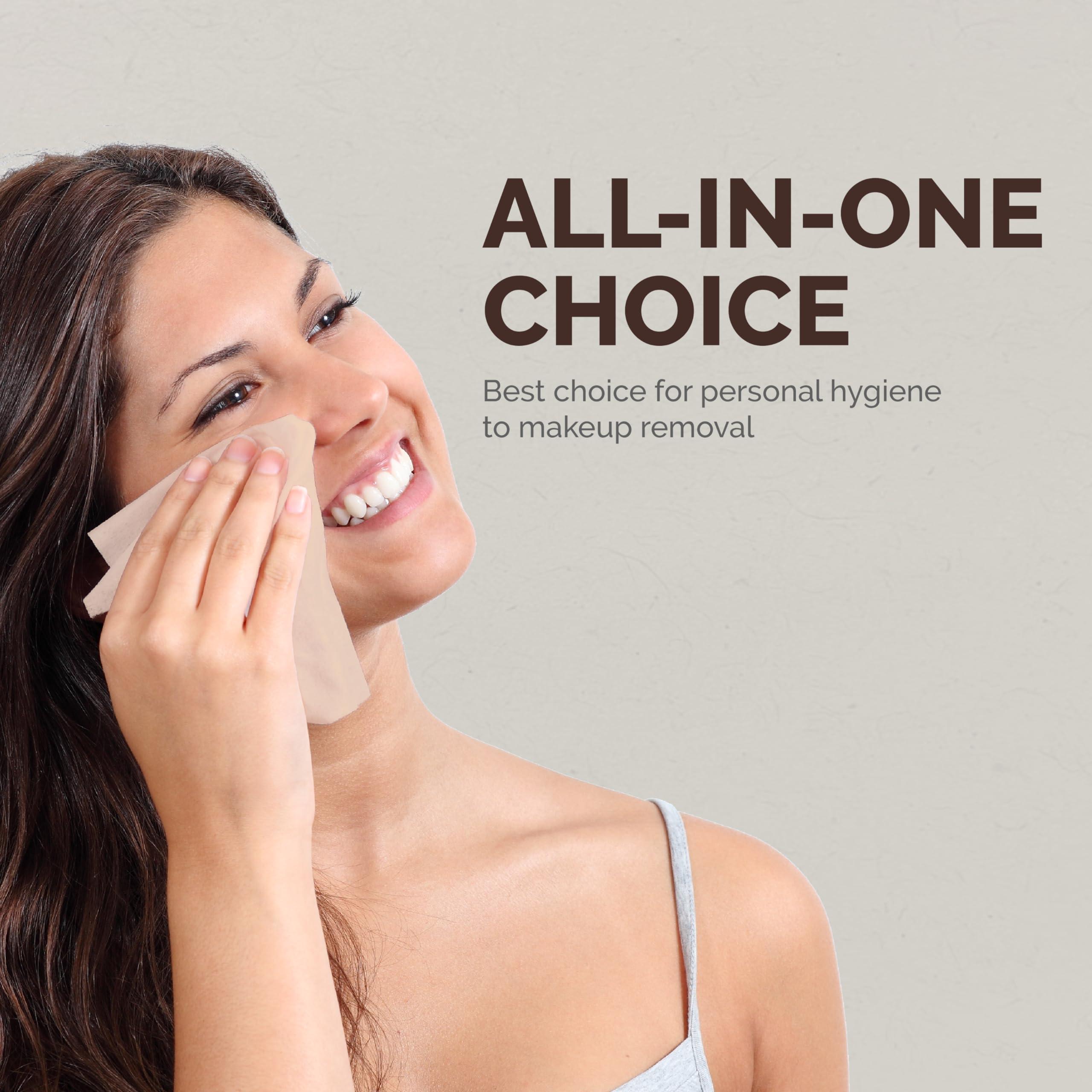 Origami Origami Good Karma 2 Ply Eco-Friendly Unbleached Facial Tissue Box | Car Tissue - Pack of 4 (100 Pulls Per Box, 400 Sheets)