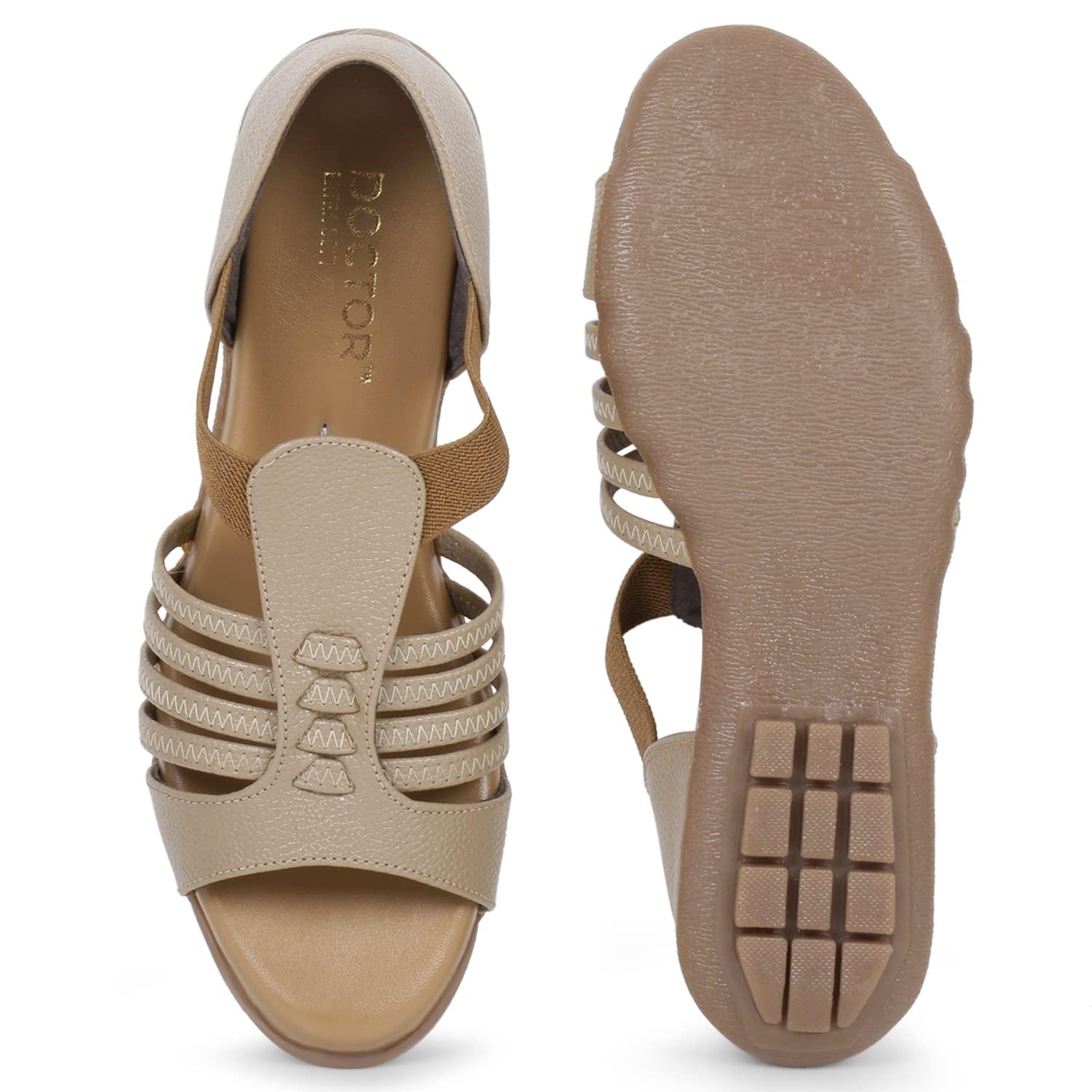 DOCTOR EXTRA SOFT DOCTOR EXTRA SOFT Women\'s Sandals Care Orthopaedic Diabetic Daily Use Dr Sole Footwear Casual Stylish Chappals Slippers for Ladies & Girl\'s 535