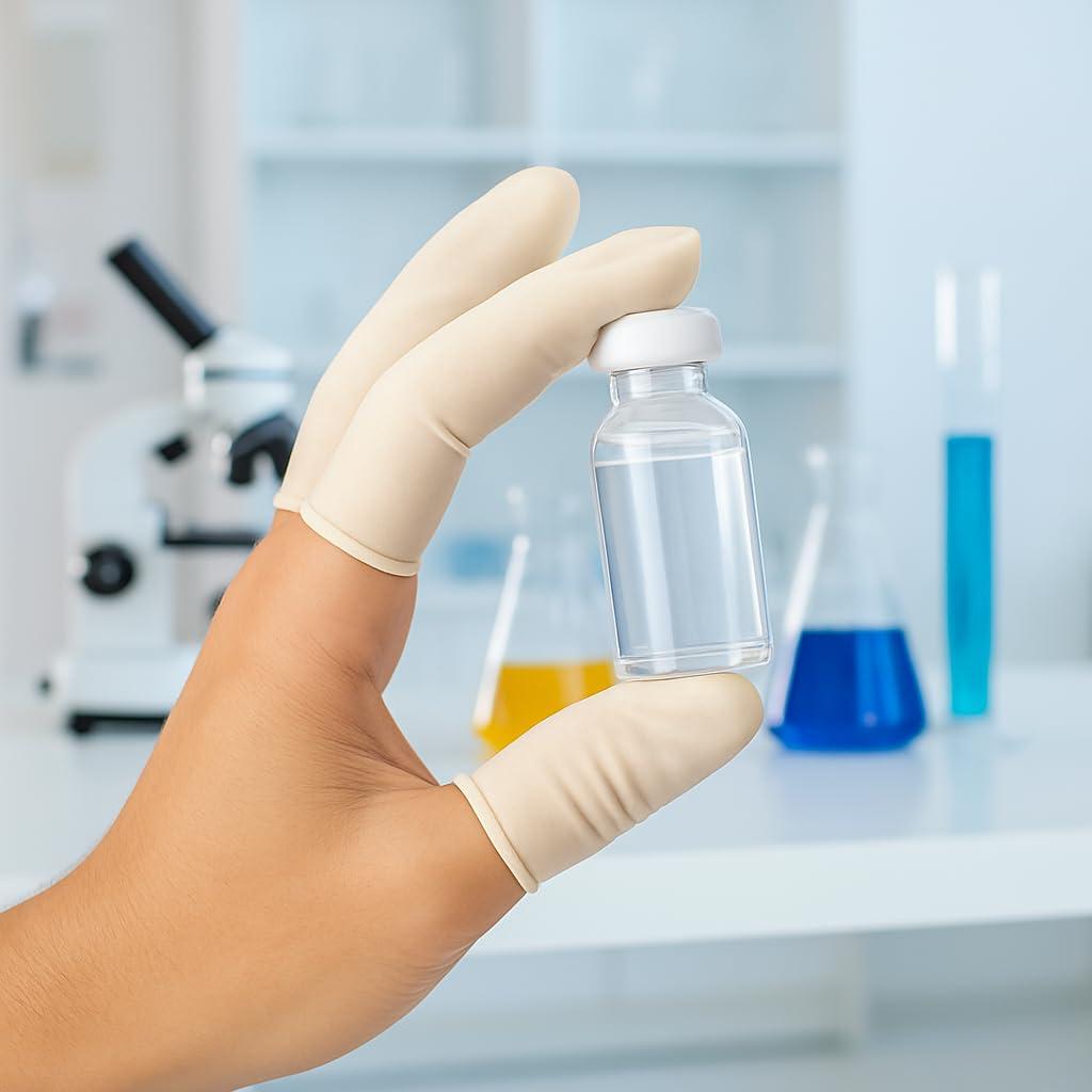 G2PLUS G2PLUS Disposable Latex Finger Cots Rubber Fingertips Protective Finger Gloves Art Latex Tissue Finger Cot (200 PCS)