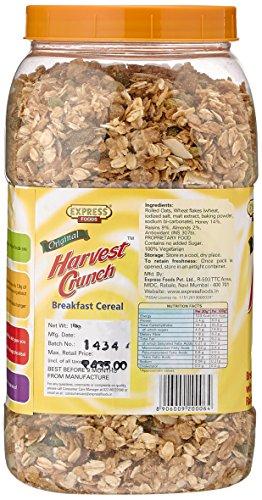 Express Foods Express Foods Harvest Crunch Breakfast Cereal, No Added Sugar Jar, 1kg