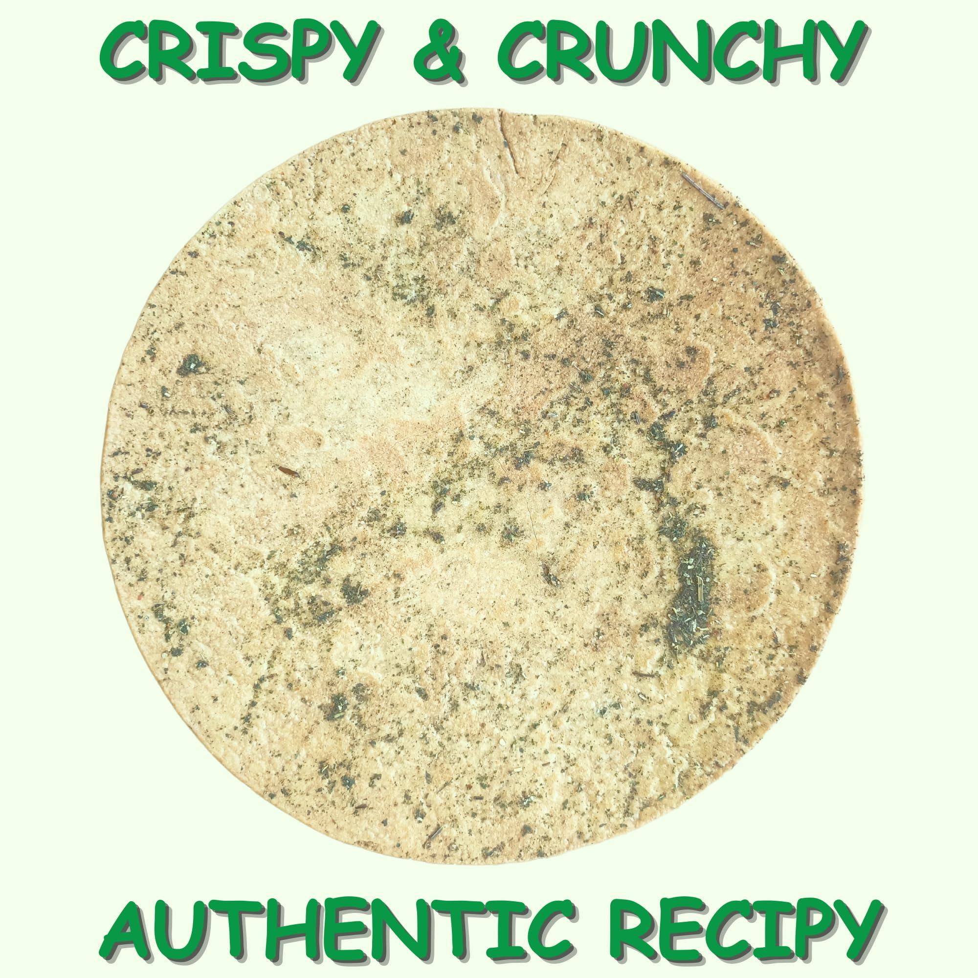 HETAL KHAKHRA HETAL KHAKHRA Pudina Punch Khakhra|Ready To Eat Snacks|Evening Time Snacks|Gujarati Healthy Snacks (Pack Of 2) 200 Gm in Each Pack