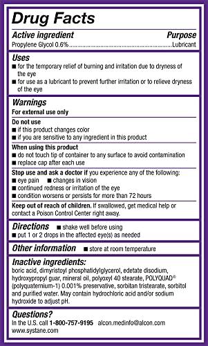 Systane Systane Balance Lubricant Eye s, Restorative Formula, Twin pack, 0.33 Fluid Ounce
