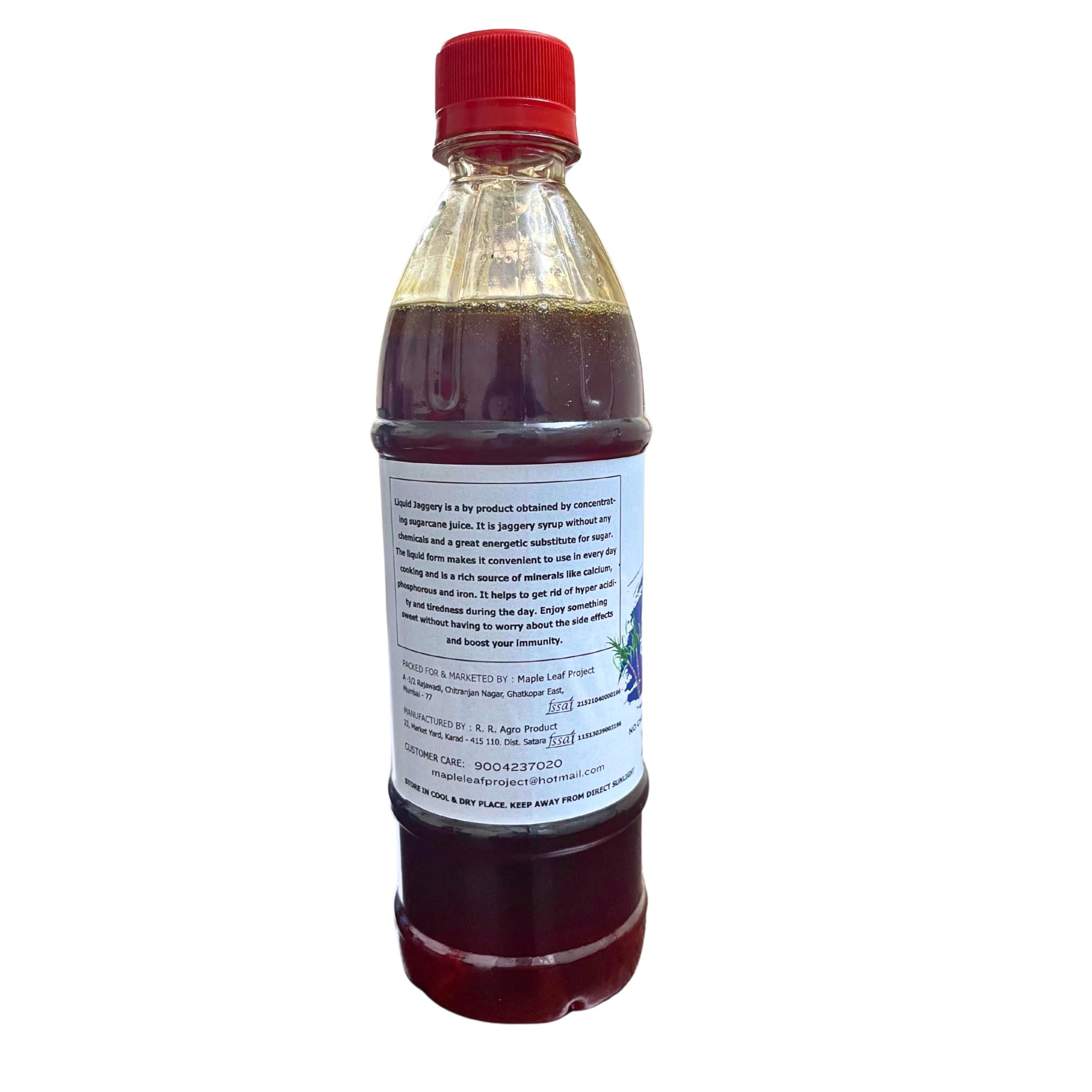 Maple Leaf Project Maple Leaf Project Vida Liquid Kakvi Jaggery Syrup Pack of 2 (600 Gms)