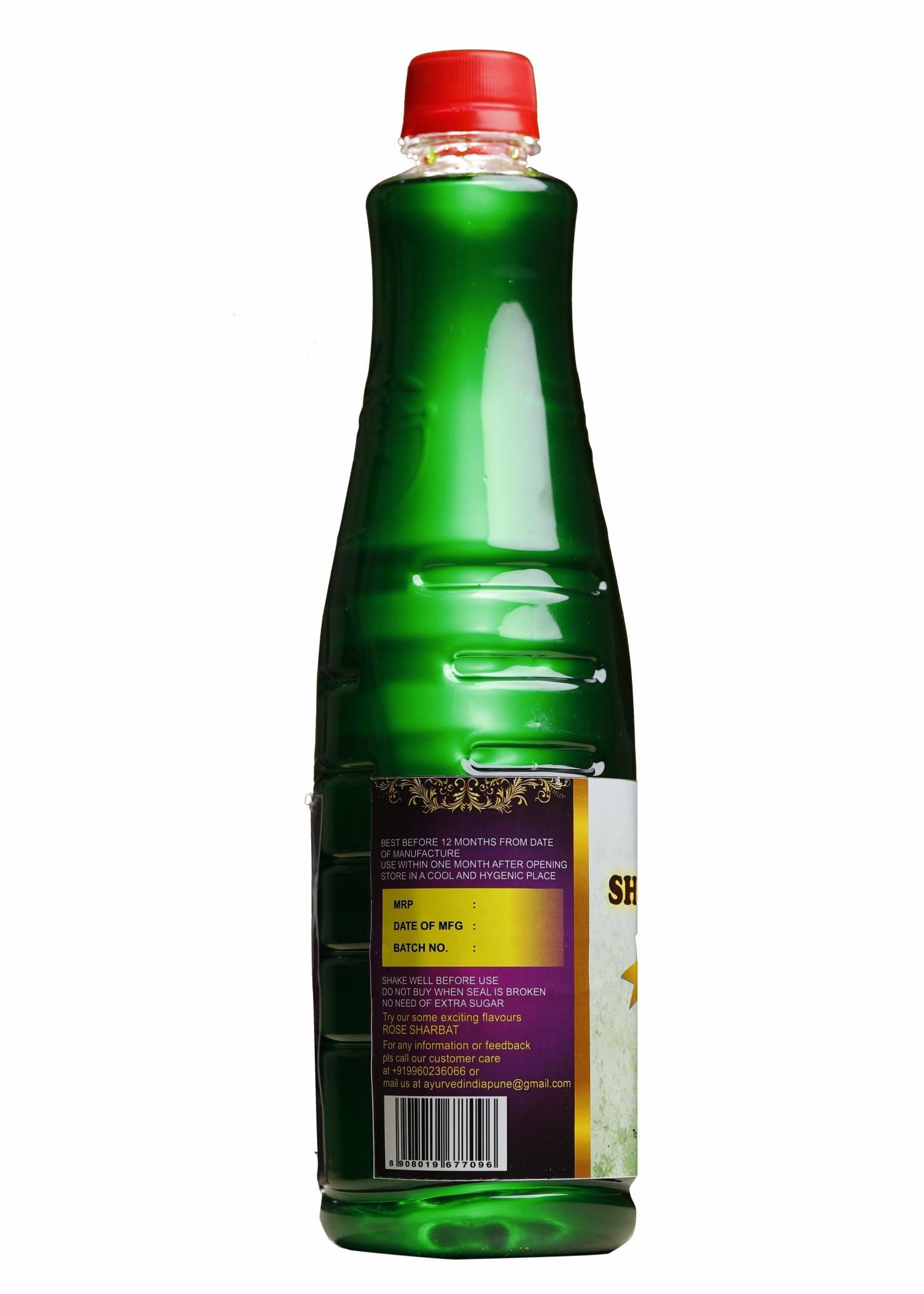 SHRINATH AYURVED Khus Sharbat Pack of 2 Instant Refreshing Syrup Mineral Rich Drink for Summer-1800ml