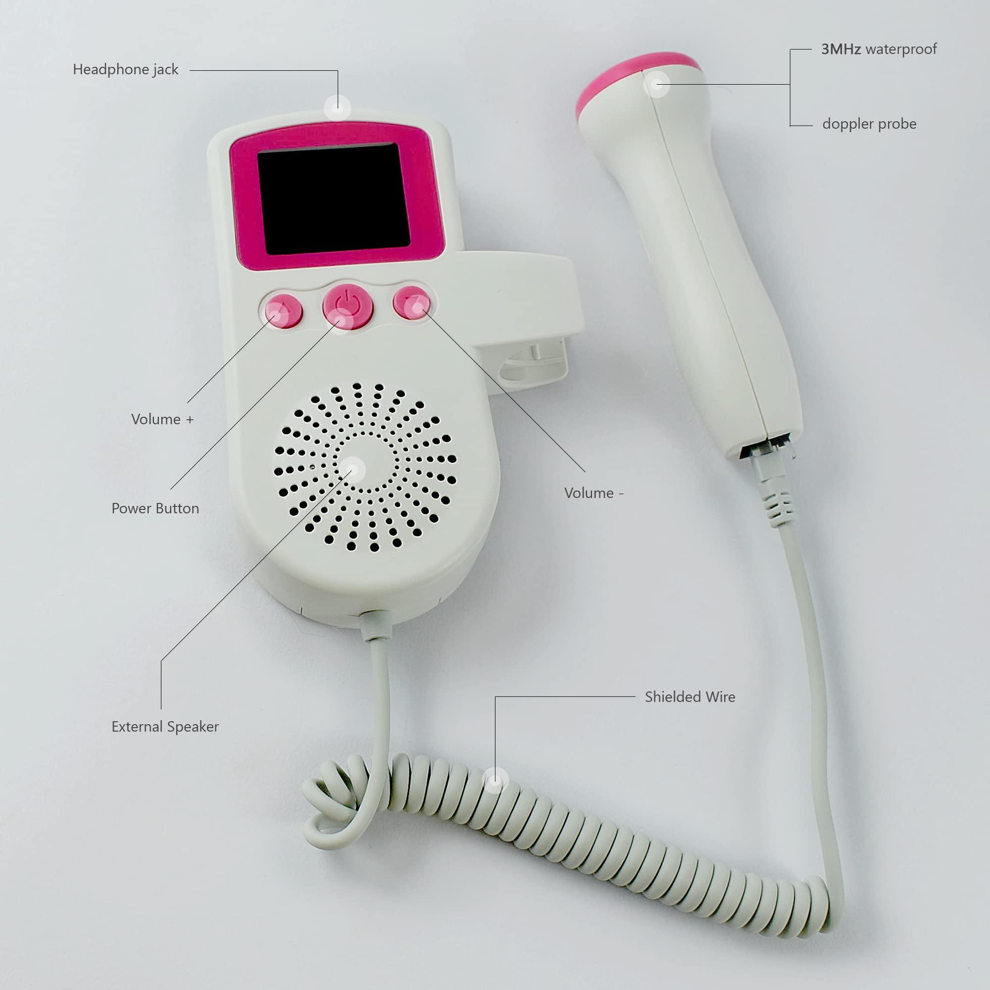 Dishan Dishan Fetal Doppler to Listen Angels Heartbeat Monitor for Pregnancy