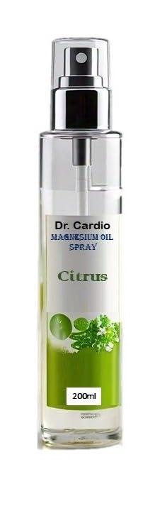 Dr Cardio Dr. Cardio Magnesium Oil Spray for Pain Relief, (200ml, Citrus)