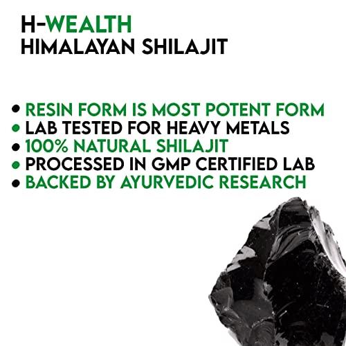 H-WEALTH SUPPLEMENT HWEALTH Himalayan Shilajit/Shilajeet Resin -For Endurance and Stamina (3)