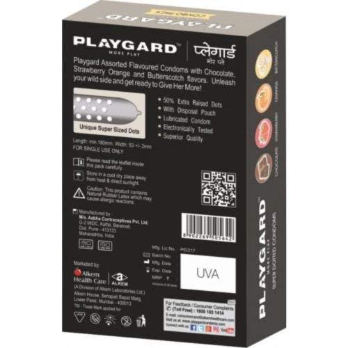 Playgard PLAYGARD More Play Combo of Super Dotted Condoms (Pack of 10 Condoms x 02 Boxes = Total 20 Condoms)