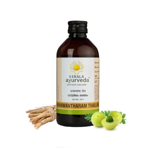 KERALA ayurveda Kerala Ayurveda Dhanwantharam Thailam - 200 ml | Ayurvedic Oil for Prenatal & Postnatal Recovery | Ideal for Stretch Marks Removal for Men & Women | Massage Oil for Relaxed Body | Strengthens Muscles