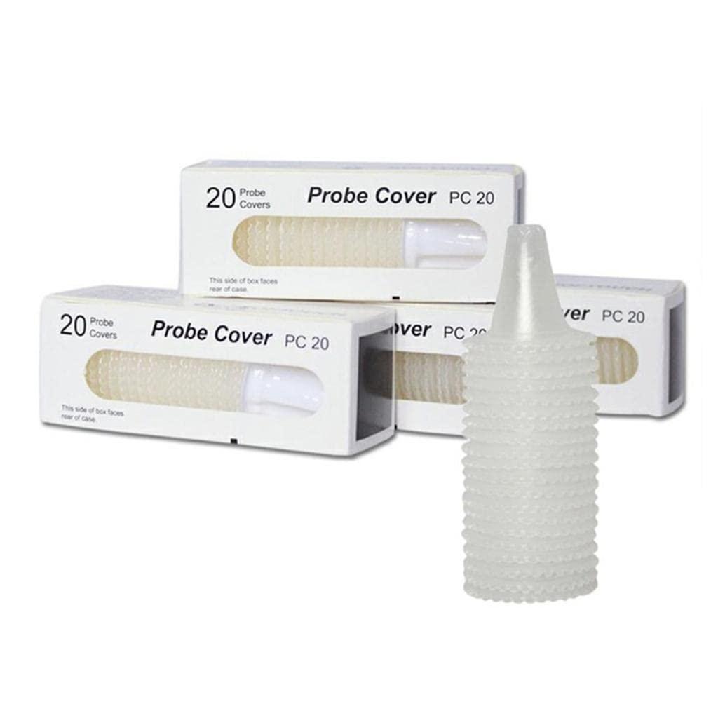 LICHTS LICHTS 20X Ear Thermometer Covers Refill Caps PVC for Braun Thermoscan