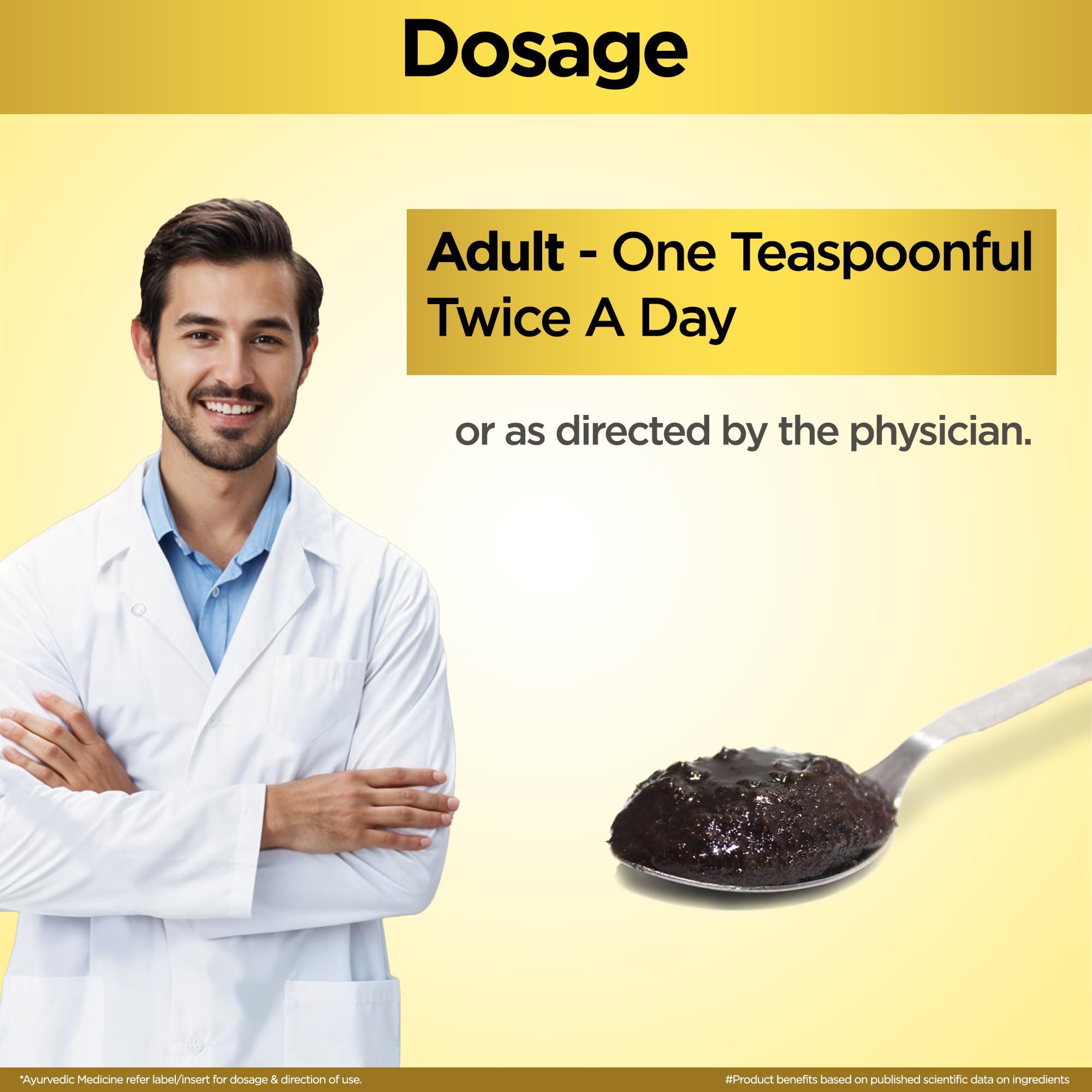 Multani Multani Rajbhogprash | 100% Ayurvedic Formula | Swarna(Gold), Chandi, Kesar, Chandan, Amla & 27 Ayurvedic Herb | All Purpose Ayurvedic Chyawanprash For Year-Round Since 1938 | 500 gm