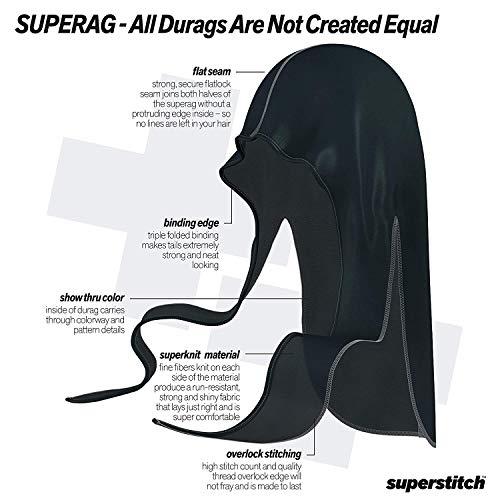 Superstitch Superstitch Superag Premium Durag (Wino)