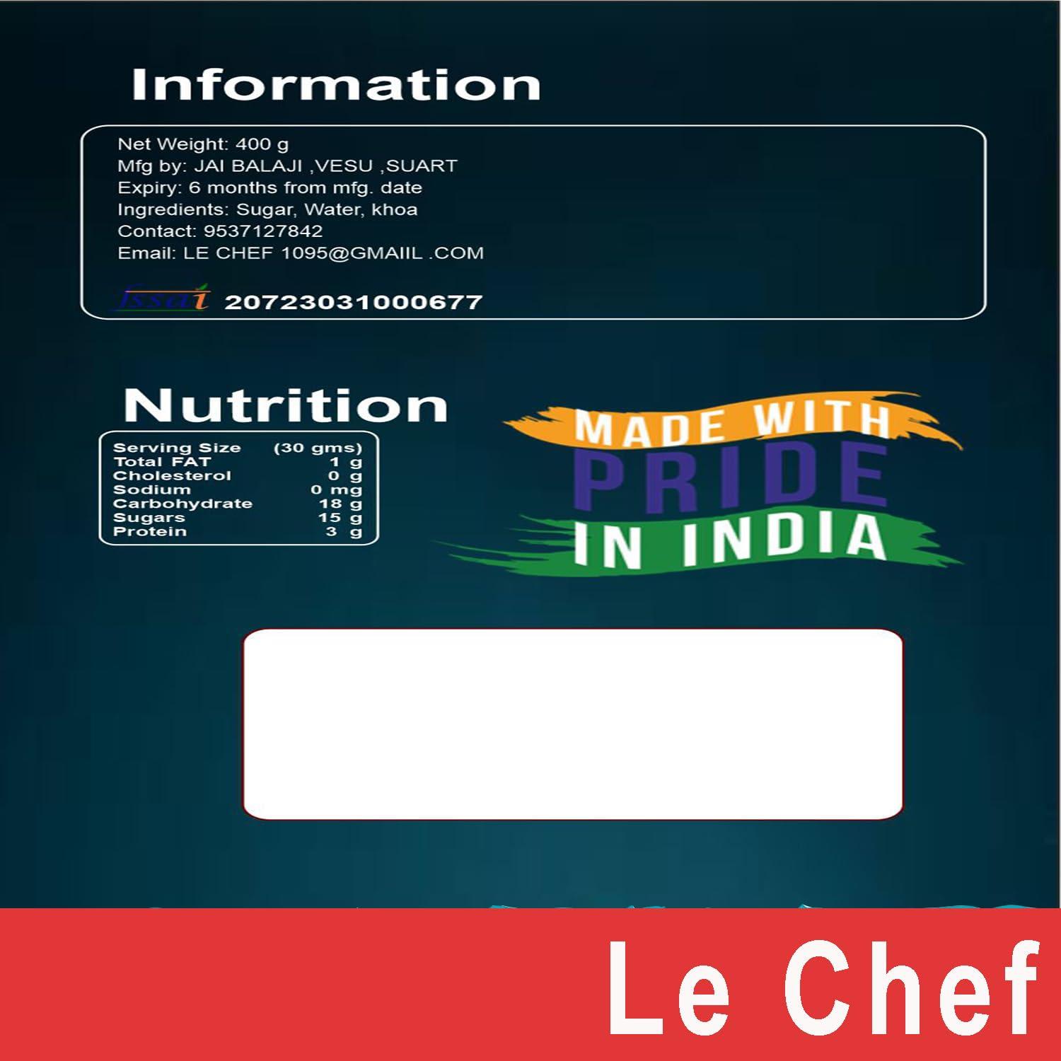 Le Chef Le Chef Premium Gulab Jamun 800 gm