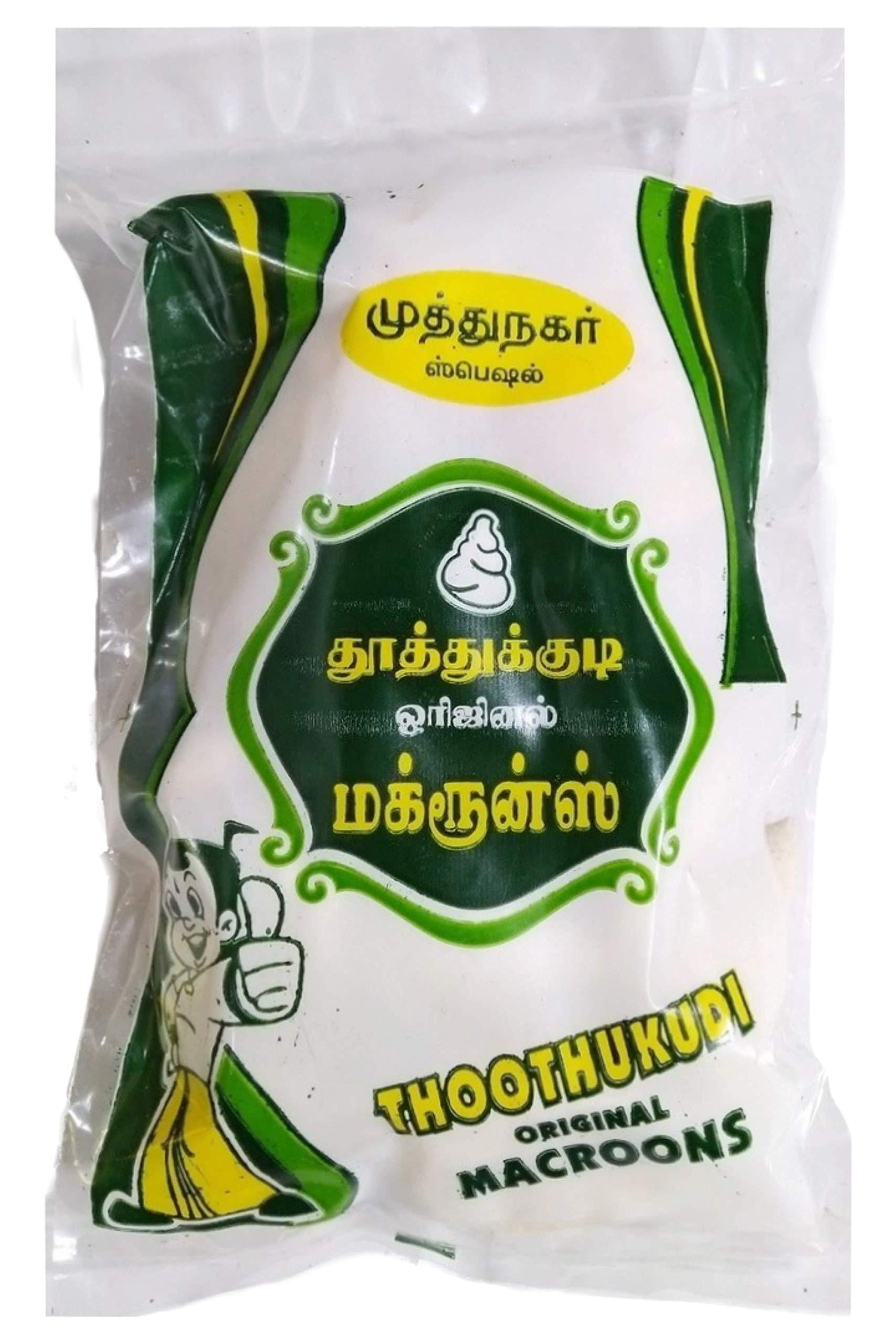 Thangapandiyan Thangapandiyan Special Mixture 250gm + Kovilpatti VVK Kadalai Mittai 250gm + Thoothukudi Original Macroon 100gm + Sadhuragiri Thenkuzhal Murukku 100gm ( 700 Grams)