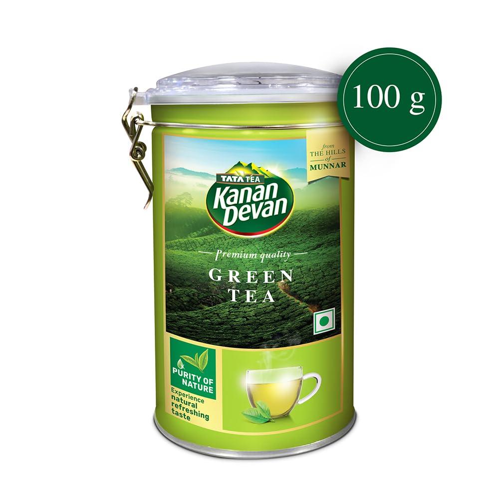 Kanan Devan Tata TeaKanan Devan, PremiumGreen Tea, From the Hills of Munnar, 100g