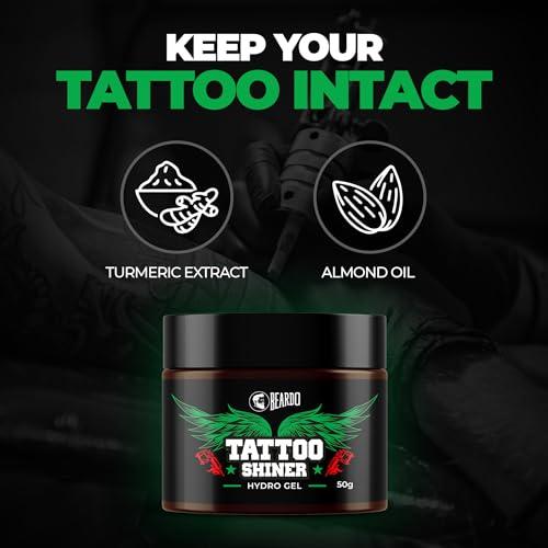 BEARDO Beardo Hair Removal Spray 200ml, Tattoo Shiner Gel 50g (Set of 2)