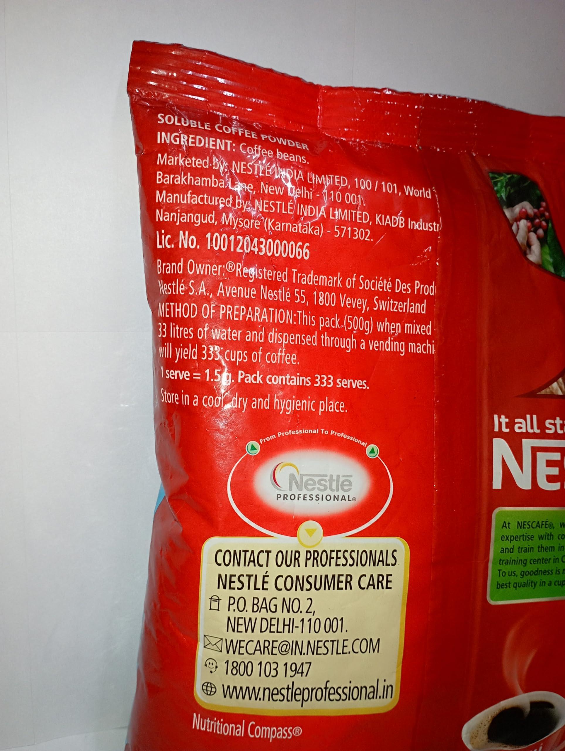 Nescafe Nescafe Classic Coffee 500 Gm ( Pack Of 2 ), Powder, Box