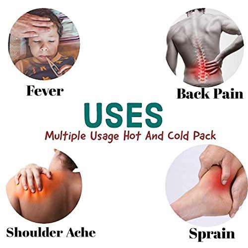 DEBIRE DEBRIE Reusable Hot & cold Gel Pack & Microwaveable Pad Pain Relief Therapy (Dark Blue,Pack of 1)