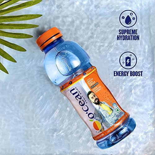 O'CEAN Ocean Fruit Drink Pink Guava 500 ML (Pack of 6) and Orange & Lime Fruit Flavour 500 ML (Pack of 6)