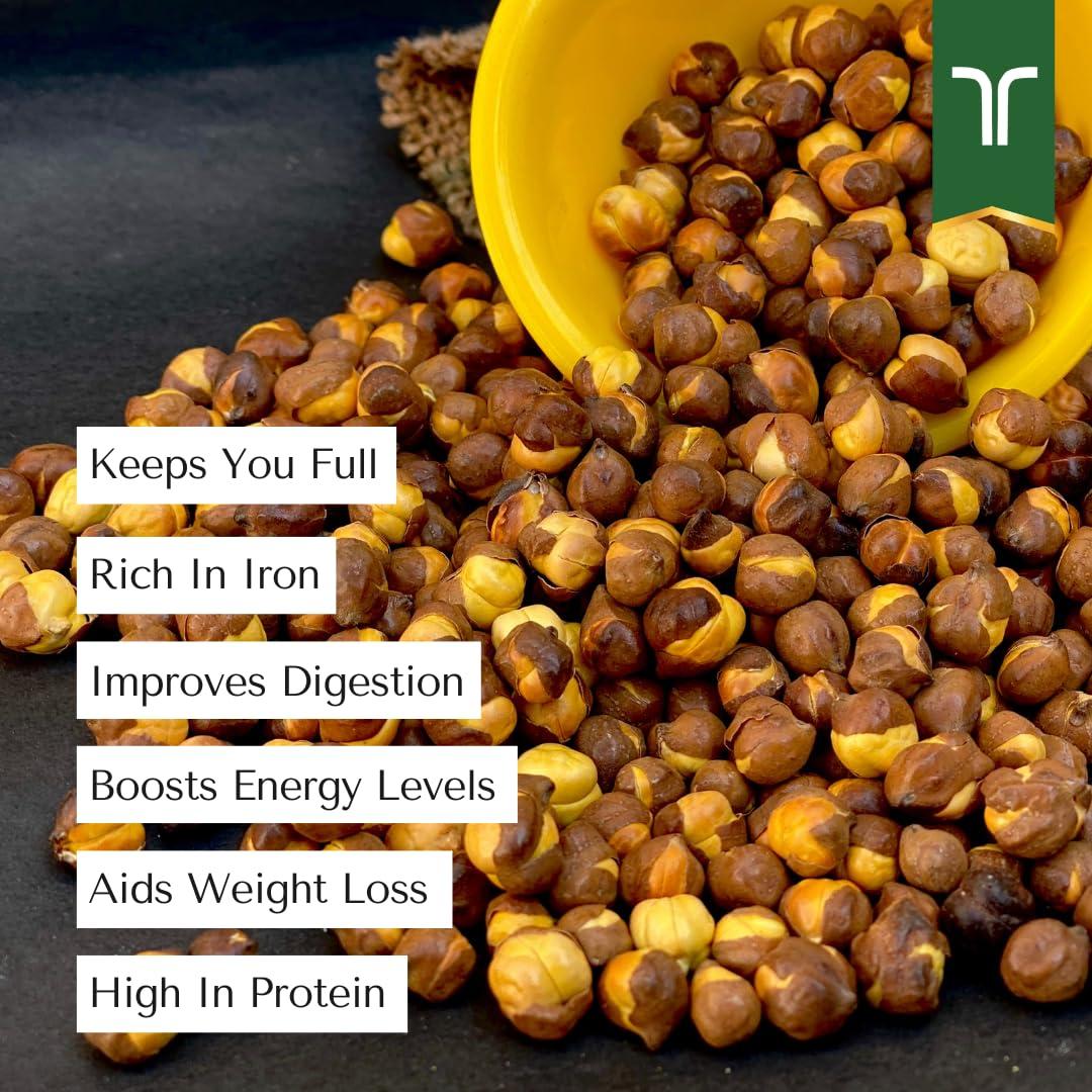 Trinetra Trinetra Bhuna Chana (Roasted Chana)- 5Kg Pack