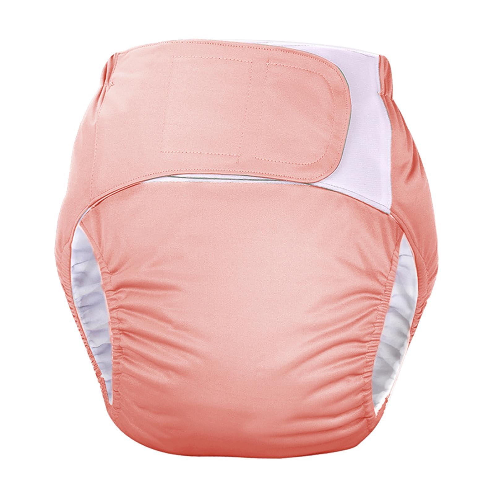 Bnf BNF Adult Cloth Diaper Washable Nappy Cover Protective Underwear Leak Protection Pink |Health & Beauty | Medical, Mobility & Disability | Daily Living Aids | Incontinence Aids