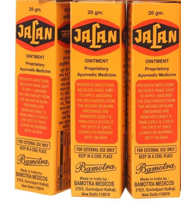 Generic Bamotra Medicos Jalan Jar Ointment Pack of 3 - Leaves No Marks