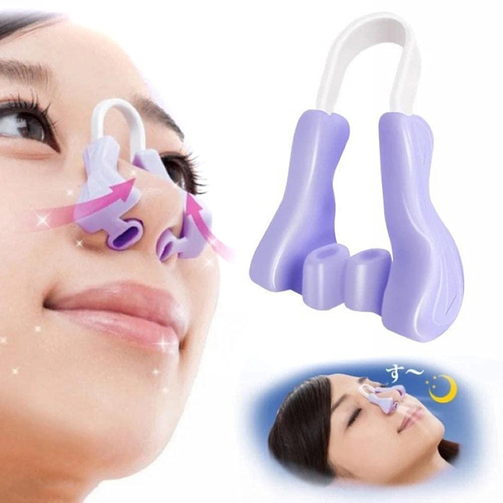 Shiker Shiker Women Silicone Hand Powered Nose Shaper Clip, Nose Corrector Device Nose Bridge Straightener Corrector, Soft Safety Nose Up Lifting Without Surgery Beauty Tool