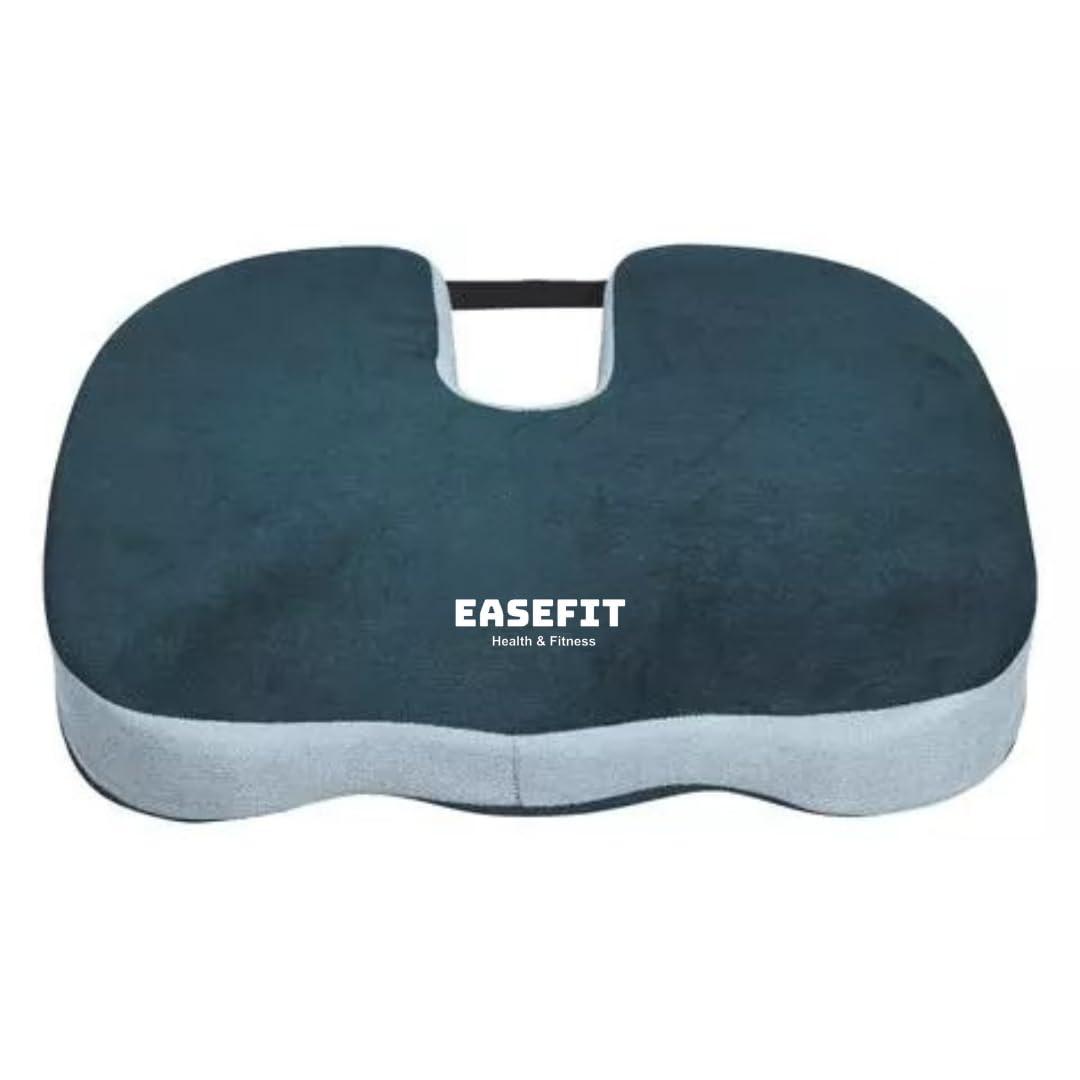 EASEFIT EASEFIT Orthopedic Coccyx Cushion Tailbone Support & Sciatica Pain Relief Hip Support Tailbone Pain Relief,Coccyx Seat Cushion (Blue, Pu Moulded Foam)
