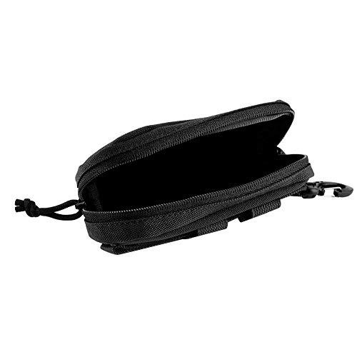 Byged Glasses Accessories Shockproof Glasses Pocket, Glasses Bag, for Hiking Motorcycle Riding Travel Outdoor(Black)
