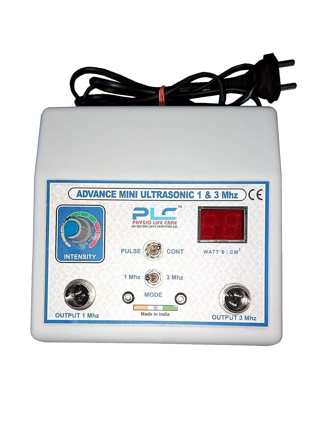 PHYSIO LIFE CARE PHYSIO LIFE CARE Mini Ultrasonic 1&3 MHz physiotherapy Compact machine Ultrasound Physiotherapy Machine 1 & 3 MHz with One year warranty